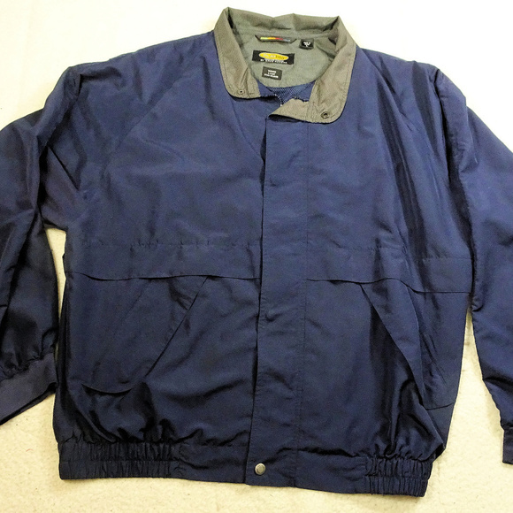 Greg Norman Blue Wicking PlayDry Jacket Large - Picture 1 of 6